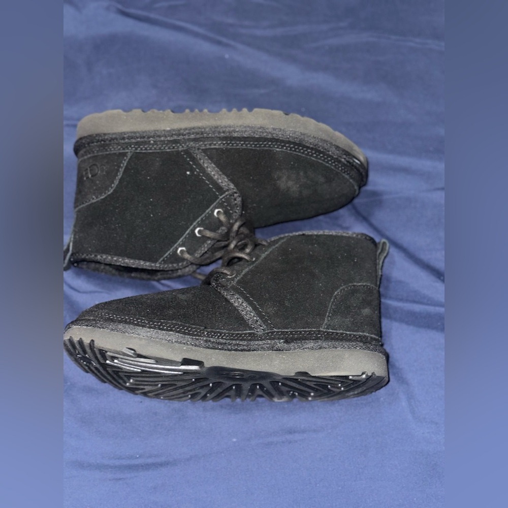 UGG Black Suede Ankle Boots